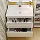 Style Line Мебель для ванной Даймонд 80 Люкс белая, PLUS подвесная – фотография-24